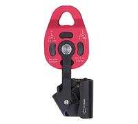 Polea Pesada para Montañismo con Aleación de Magnesio, Capacidad de 25KN, Para Cuerda de 8-12mm, Resistente a la Corrosión, Uso en Elevación y Transporte, Color Gris