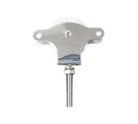 Polea - polea tendedero de inox con diámetro de 40 mm, roldana metálica y tornillo, ideal para sistemas de secado eficientes.