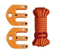 Polea portátil compacta para cargas pesadas, para picnic, caza, arrastre, camping, senderismo, escalada, soporte para árboles, garaje, almacén