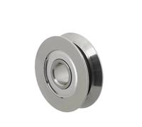 Polea ranurada de rodamiento en miniatura de acero inoxidable 440, 5 uds., tipo VU H, SZV2-10, SZU3-12, 4-12, 3-4-14, 6-16, SZH3-11, máquina bobinadora(SZV3-12 3X12X4)