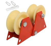 Polea Retráctil de Seguridad para Cuerda | Plegable para Esquinas de Pared con Rueda Manual | Equipo Retráctil De Seguridad Para Reformas Construcción Actividades Exteriores