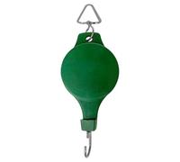 Polea retráctil para plantas, gancho ajustable para cestas de jardín, macetas, soporte telescópico para flores, soporte para luces de crecimiento, de pájaros para exteriores e interiores