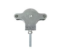 WOLFPACK LINEA PROFESIONAL - Polea Tendedero Zincado 40 mm. Roldana Metal con Tornillo
