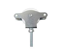 Polea Tendedero Wolfpack Zincado 40 mm. Roldana Plástico con Tornillo