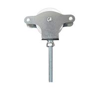 WOLFPACK LINEA PROFESIONAL - Polea Tendedero Zincado 60 mm. Roldana Plástico con Tornillo