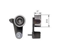 Polea tensora, correa dentada GATES T41165 para VOLVO 850 (854) 2 1991-1996