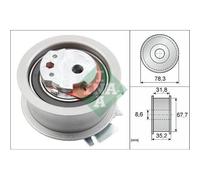 Polea Tensora Correa Dentada Schaeffler Ina 531 0628 30 para Audi Chrysler Dodge