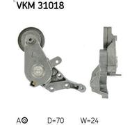 Polea tensora, correa poli V SKF VKM 31018 para AUDI A3 (8L1) 1.9 1997-2001