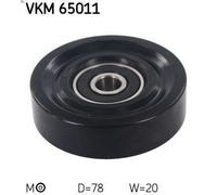 Polea tensora, correa poli V SKF VKM 65011 para KIA RIO II (JB) 1.4 2005-2011