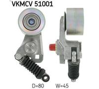 Polea tensora, correa poli V SKF VKMCV 51001 para ACTROS 11.946 1996-2002