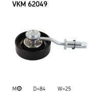 Polea tensora, Correa poly V SKF VKM 62049