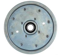 Polea tensora de metal para Ztrak Z345r Z345m Z335m Z355r Z535r Z540m Z525e Guía de correa de cubierta de cortacésped reemplaza Auc10172 S240 Tractor Parte Plata