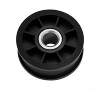 Polea tensora de repuesto de 55 mm para Bosch para secadoras Siemens (1) | 55 mm de diámetro, construcción de plástico resistente, reduce el desgaste, garantiza una tensión óptima de la correa