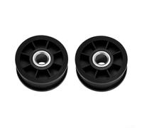 Polea tensora de repuesto de 55 mm para Bosch para secadoras Siemens (2) | 55 mm de diámetro, construcción de plástico resistente, reduce el desgaste, garantiza una tensión óptima de la correa