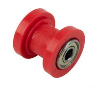Polea tensora deslizante de rodillo de cadena para cadenas de 8 mm para motocicletas todoterreno CRF50 XR50, guía de correa de transmisión roja, fácil instalación para certificado CE ligero