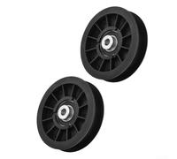 Polea tensora plana 109-3397 para Exmark para toro para timecutter reemplaza 74818 74812 cortacésped cubierta correa guía rueda montaje 5/16 pulgadas orificio (2 piezas)
