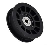 Polea tensora plana 179114 de repuesto para Craftsman y para cortacésped POULAN, polea de metal diseñada para mejorar la estabilidad de la correa y el rendimiento de la cortadora