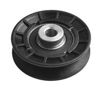 Polea tensora plana para cortacésped compatible con los modelos 718 720 725 725k 928d reemplaza OEM 532165626 Pieza de guía de correa de cubierta de plástico negro para soluciones de reparación y