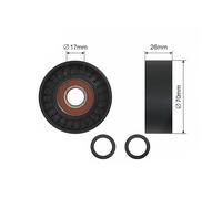 Polea Tensora V-Banda Para BMW 3 97- 5 01- 6 02- 7 00- X3 03-
