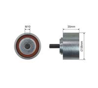 Polea Tensora V-Banda Para Chrysler Voyager III RG 2.4