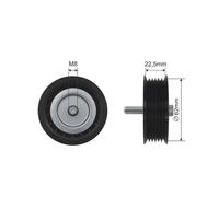 Polea Tensora V-Banda Para Mercedes C C204 C Modelo T-S204 03-