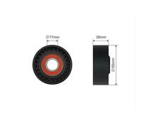 Polea Tensora V-Banda Para Renault Megane III 09- Nissan Note 13-