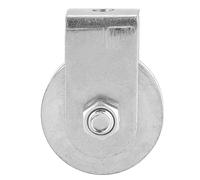 Polea única de carga de 0.3 toneladas con anillo o diseño cerrado, rueda de elevación de polea giratoria de bloque de polea pesado para elevar y aparejar (Rodamiento de medio paquete sin timbre)