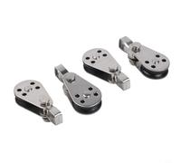Poleas de acero inoxidable, 10 unids para barco seguro navegando kayak uso Marine Nylon polea bloque para cuerda aparejo elevación equipo de vela (316)