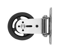 Poleas mecánicas - Rígido acero inoxidable 304, componente de acero duradero, rueda de gimnasta | Super silencioso, bloque único extraíble para equipos de fitness DIY, puerta corredera, silenciada