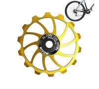 Poleas para jinetes | Rueda guía de desviador trasero de bicicleta | Rodamiento de polea de cerámica 14T/15T/16T, rueda guía del desviador trasero resistente a los golpes para el cambio de desviador