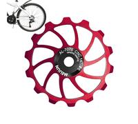 Poleas para jinetes - Rueda guía desviador trasero bicicleta | Rodamiento de polea de cerámica 14T/15T/16T, rueda guía del desviador trasero resistente a los golpes para el cambio de desviador