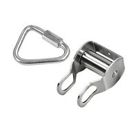 Poleas para Levantamiento - Juego de Poleas de Acero Inoxidable para Alta Capacidad con Cuerda - de para de Aves | para Ropa, Bandera, Caza, Hogar, Garaje, Techo, Camping, Bicicleta, Carga,