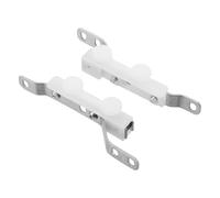 Poleas para Riel de Cortina de Acero Inoxidable, Suaves y Silenciosas | Accesorio para Ganchos y Valencias, Uso en Apartamentos y Armarios, Material Nano Plástico E Hierro