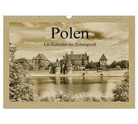 Polen - Ein Kalender im Zeitungsstil (Wandkalender 2026 DIN A3 quer), CALVENDO Monatskalender: Unser Nachbarland in außergewöhnlichen Bildern