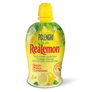 Polenghi - Zumo Cítrico de Limón Natural, Producto Italiano, Ideal para Ensaladas, Salsas, Pescados, Mariscos, Postres y Bebidas, 500ml (Paquete de 6)