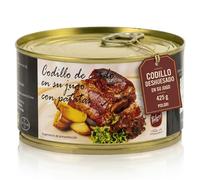 POLGRI Codillo de Cerdo en su Jugo Codillo Deshuesado con Patatas Lata 425 g Conserva Carne Cocinada Receta Manchega Artesana Lista para Calentar Plato Tradicional Espanol Cena Rapida Sin Hueso