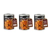 POLGRI Magro con Tomate Magro de Cerdo en Lata 390 g x 3 latas Magritos Conserva de Carne Guisada Plato Preparado Listo Guiso Receta Tradicional Manchega Comida Casera Cocina Española Vermut Tapas