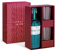 POLI GIN MARCONI 42 ESTILO MEDITERRANEO PACK CON DOS COPAS 70 CL