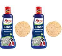 Poliboy - Limpiador intensivo para joyas de plata (1 x 200 ml, con esponja), fabricado en Alemania (Paquete de 2)