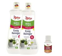 Poliboy NCP - Limpiador de vinagre para cocina y baño, limpiador de vinagre de base natural, 2 x 1 l, con muestra de producto, fabricado en Alemania
