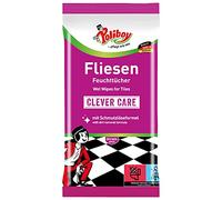 Poliboy - Toallitas húmedas para azulejos, ideal para la limpieza intensiva de azulejos y suelos de piedra, 1 x 15 unidades, fabricadas en Alemania