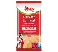 Poliboy - Toallitas húmedas para parqué y laminado - Limpieza rápida y profunda especial para suelos de parqué y laminados - Individuales - 1 x 15 paños - Fabricado en Alemania