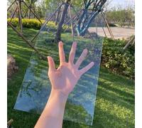 Policarbonato Placas Transparente para Invernadero, 1mm Techo de Metacrilato Plancha, Lámina de Metraquilato Plástico para Jardin Terraza Exterior(100x400cm)