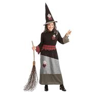 Policcinella Disfraz Bruja Remiendos Talla M