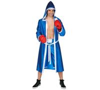 Policcinella Disfraz de Boxeador con Bata y Pantalón Talla L