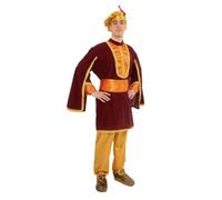 Policcinella Disfraz de Paje de Rey Mago Melchor, Adulto, Hombre, Talla ML