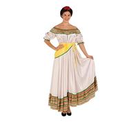 Policcinella Disfraz Mejicana Lujo Talla M