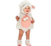 Policcinella Disfraz Oveja 18/24 Meses Nuevo