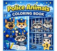 Police Animals Coloring Book: "Police Animals to Color and Smile"