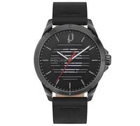 Police Barwara Reloj Hombre, Solo Tiempo, Analógico - 45 mm, Negro, 42 mm, Clásico